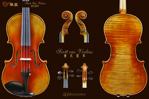 （已售）STV-780 Copy of Cremonese 1715 { QJ 20210801 } 专业级小提琴+收藏证书+终生保养
