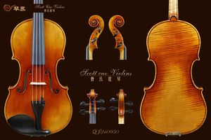 STV-850 Copy of Ysaye 1740 { QJ 240950 } 演奏级小提琴+收藏证书+终生保养