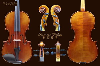 （已售）STV -750E Copy of Stradivari { QJ 20160255 } 演奏级小提琴+收藏证书+终生保养