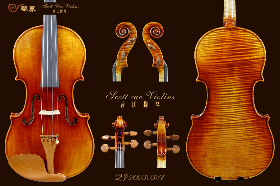 （已售）STV-1000 Copy of Cremonese 1715 { QJ 20230387 } 演奏级小提琴+收藏证书+终生保养