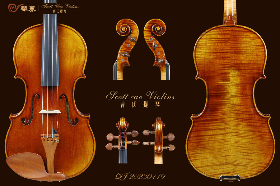 （已售）STV-900 Copy of Kreisler 1730 { QJ 20230119 } 演奏级小提琴+收藏证书+终生保养