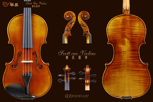 STV-850 Copy of Kreisler 1730 { QJ 20230122 } 演奏级小提琴+收藏证书+终生保养