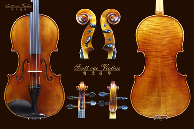 （已售）STV - 750E  Copy of Scarampella 1890 { QJ 20160256 } 演奏级小提琴+收藏证书+终生保养